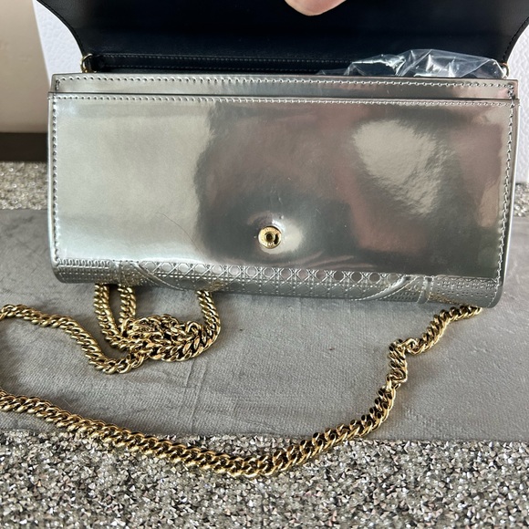 Dior Diorama Bag Silver With Gold Hardware - Picture 9 of 11